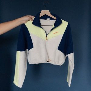 iets frans… Colorblock Cropped Half Zip